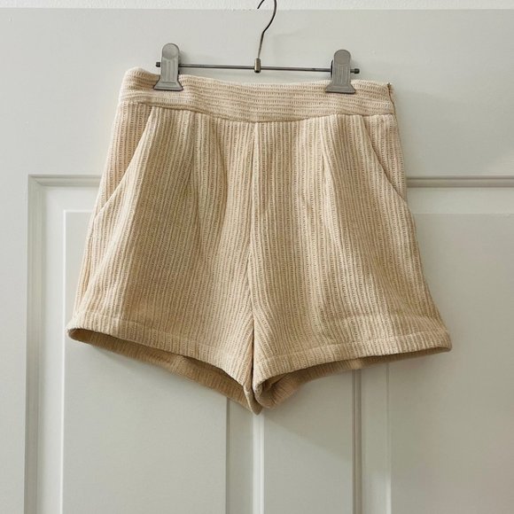 TCEC | NWOT | Corduroy Pocket Shorts | S, M, L | Cream | CP9548 - Picture 1 of 6